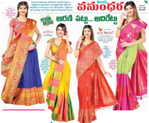 Kalanjali experimenting with fashion every day by adding some contemporary and urban touch to the traditional and classic Kanchivaram silk saree...