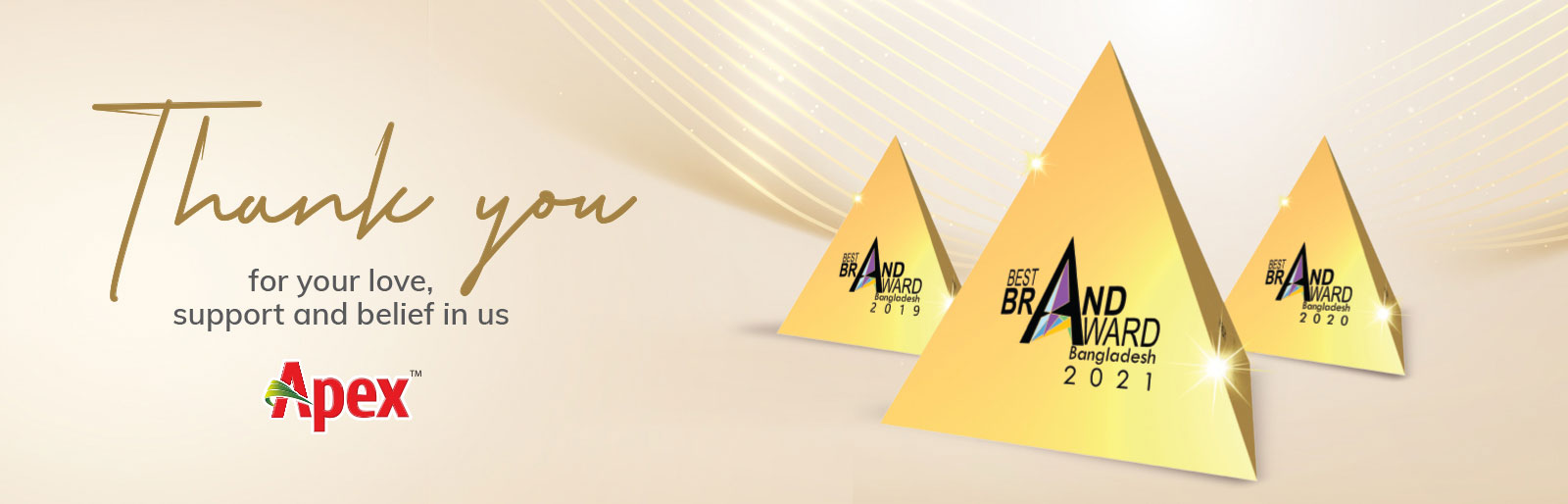 Apex Wins Best Brand Award