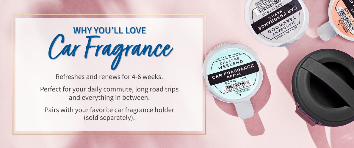 Bath and Body Works Car Fragrance Refill and Holder