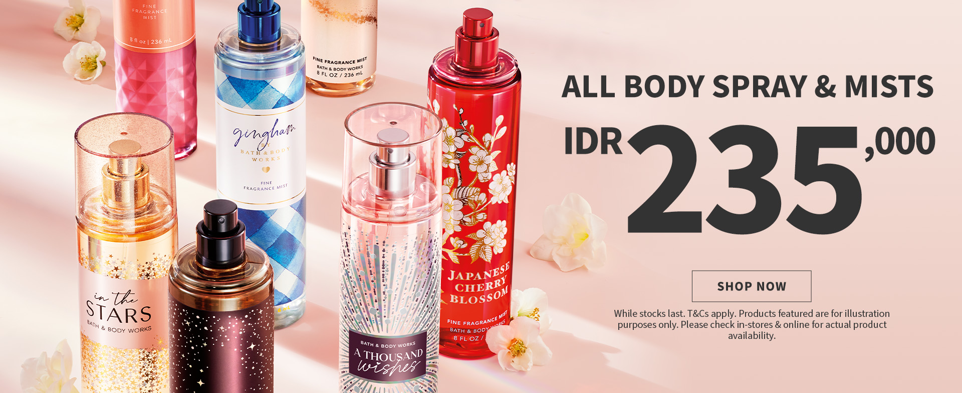 All Body Spray And Mists