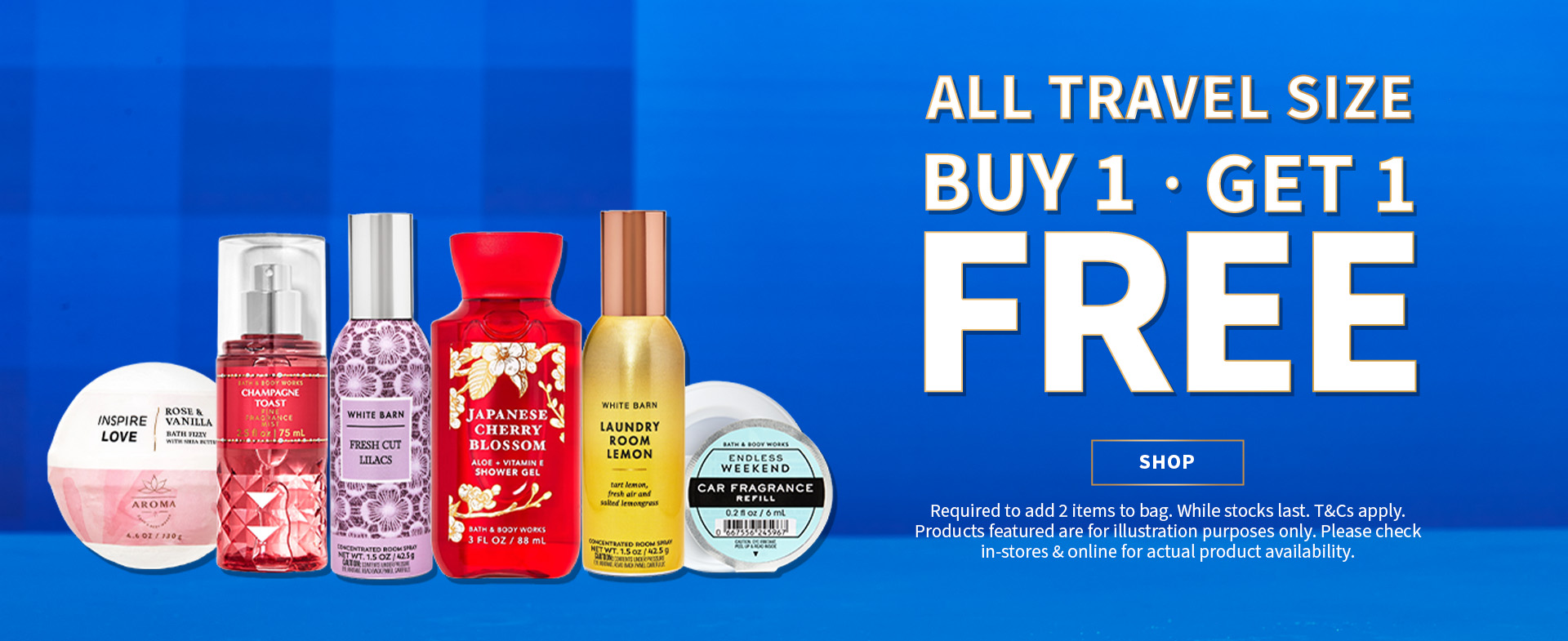 All Travel-Size Buy 1 Get 1 Free