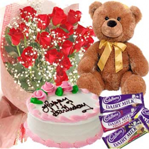 Online Cake and Flowers Delivery in Indore | Send Flowers N Cakes |  FlowerAura