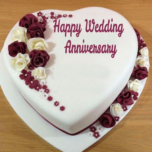Buy/Send Wedding Anniversary Cake with Name Online @ Rs. 4999 - SendBestGift