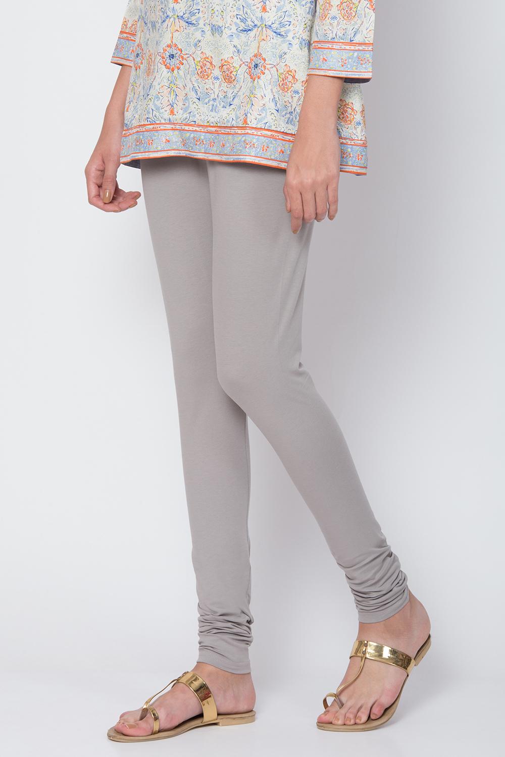 

Melange Grey Knitted Churidar