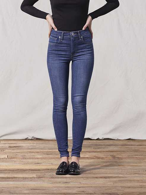 levi's womens high waisted jeans