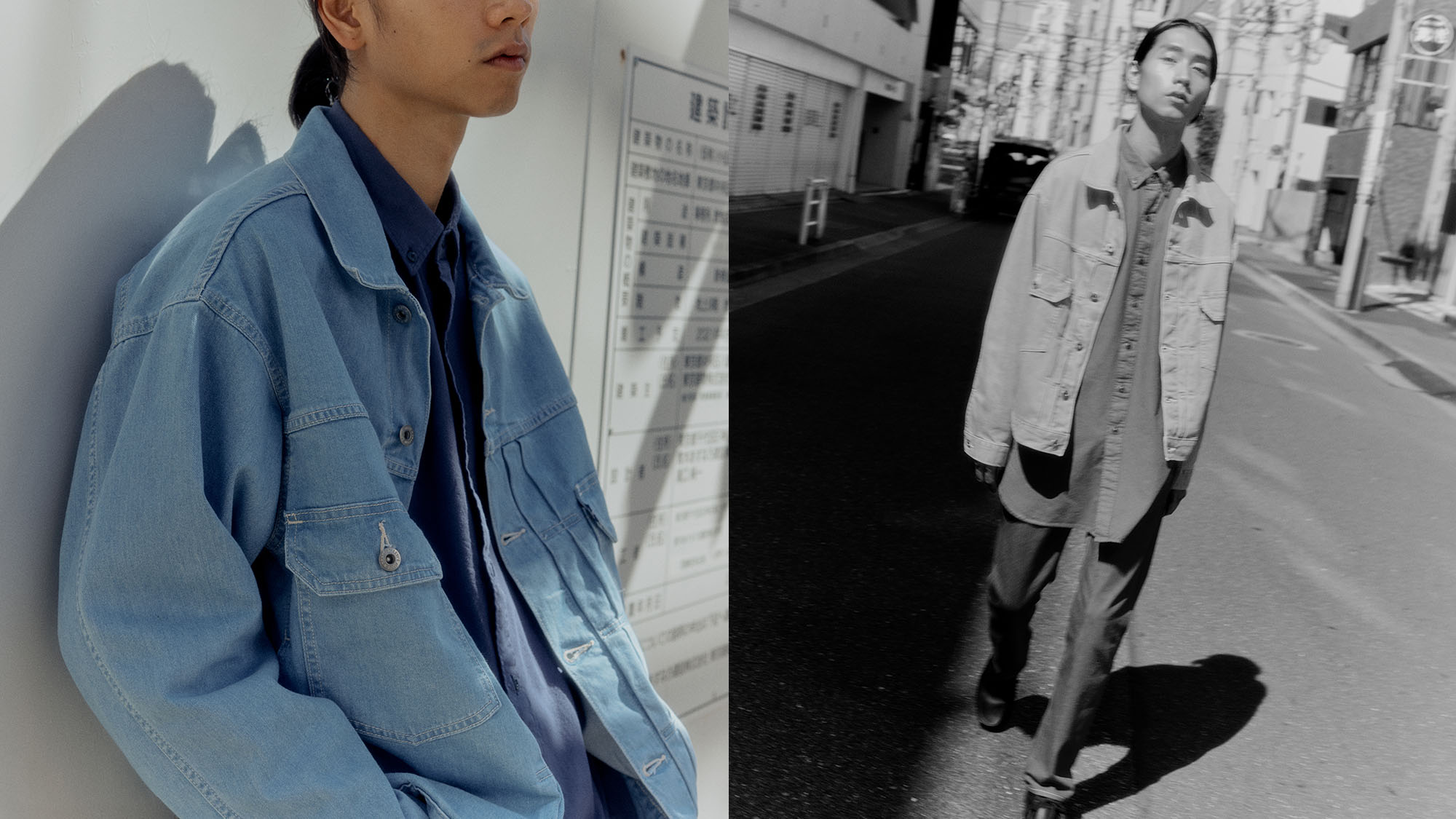 Man Styled in Denim Jacket and Shirt from Levi's Made in Japan Collection - Levi's Hong Kong