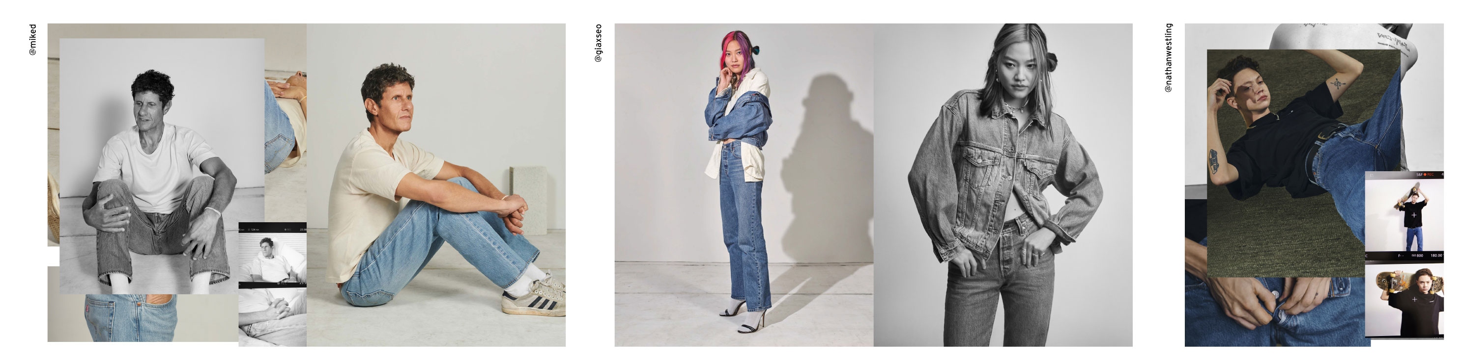 Three Different Celebrities Styled in 501 Jeans - Levi's Hong Kong