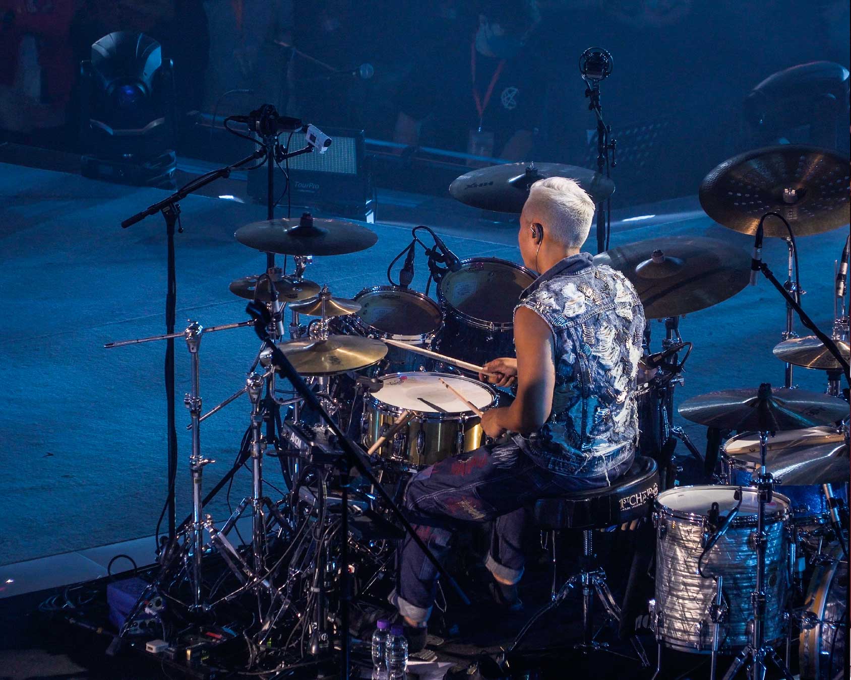The Back View of Kolor Drummer - Levi's Hong Kong Music