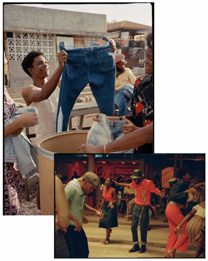 Fisherman import Levi's 501 jeans to the docks of Kingston during the 1970s - Levi's Hong Kong