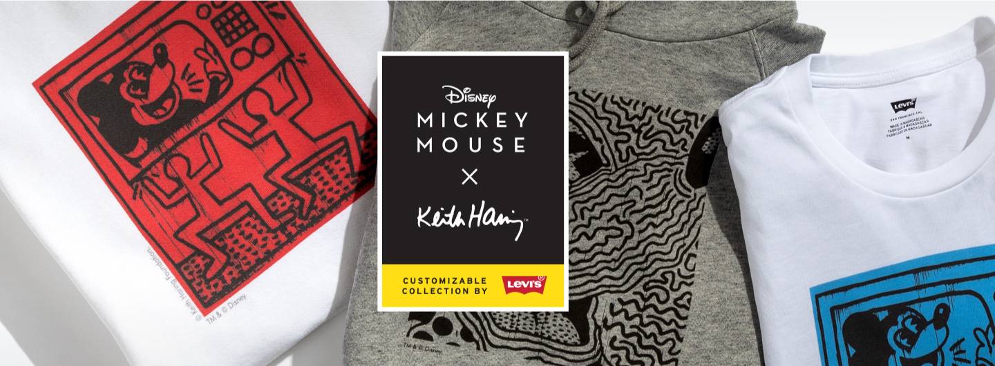 Disney Mickey Mouse X Keith Haring customization | Levi's® Official Online  Store HK