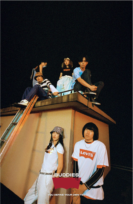 Boys and Girls Styled in Levi's White Graphic Tee - Levi's Hong Kong