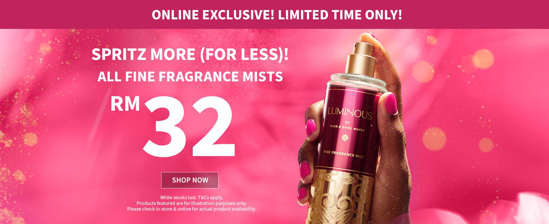 Online Exclusive Limited Time Only All Fine Fragrance Mists $$